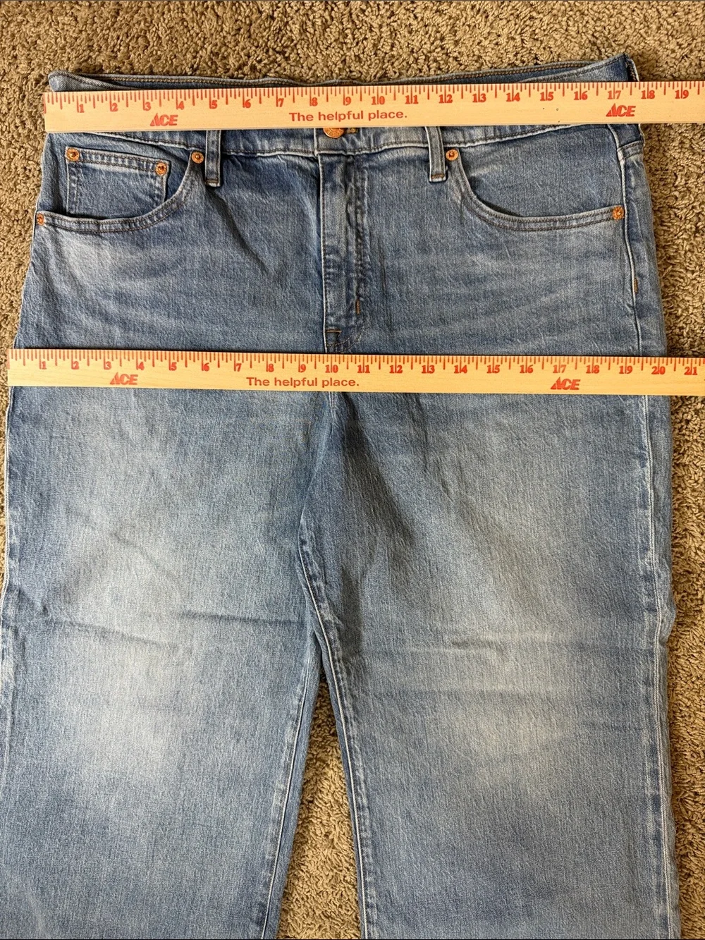J. Crew Light Blue Wide-Leg Crop Jeans SKU1570